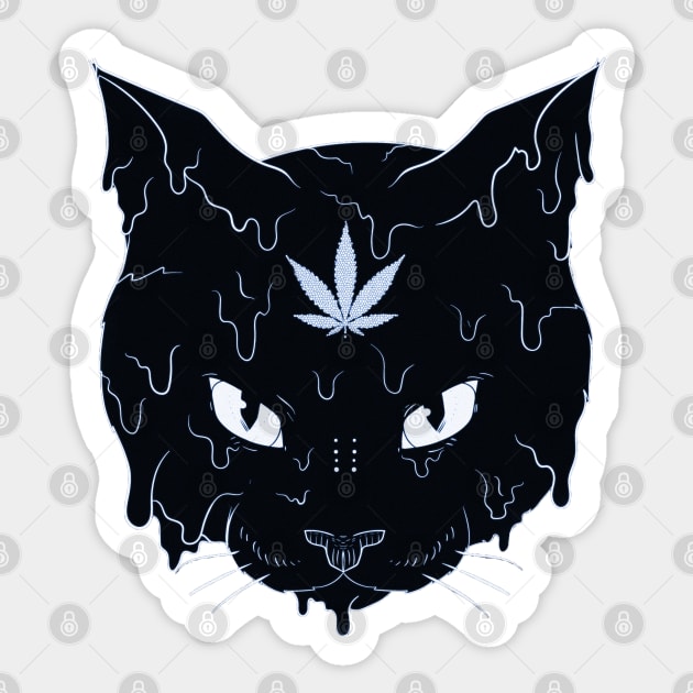 Grime Art Cat Sticker by PhilipArnaudov